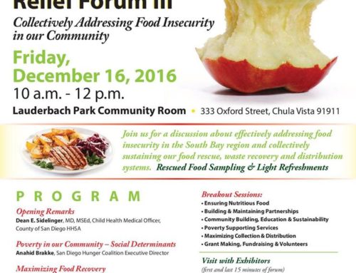 South Bay Hunger Relief Forums